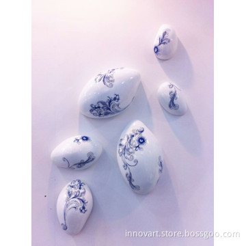 modern resin wall art sculpture